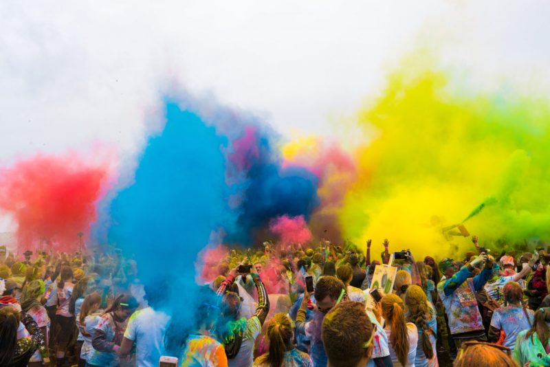 Команда #benettonperfumes приняла участие в Красочном забеге. Изображение номер 2 Команда #benettonperfumes приняла участие в Красочном забеге. Изображение номер 2