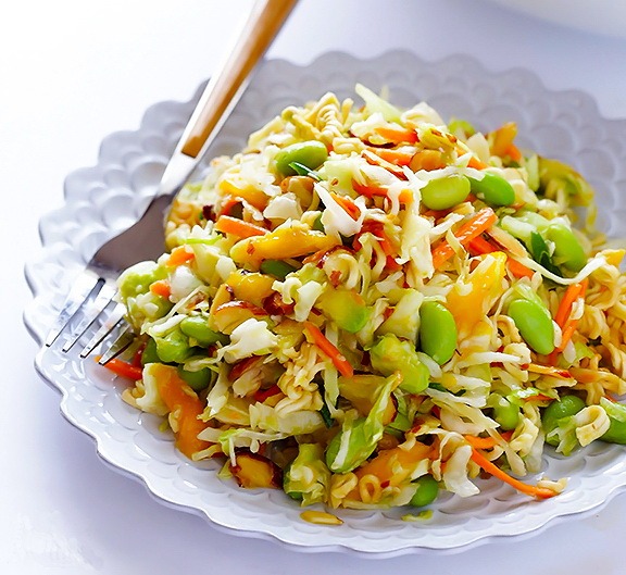 Изображение рецепта Хрустящий азиатский салат с лапшой
