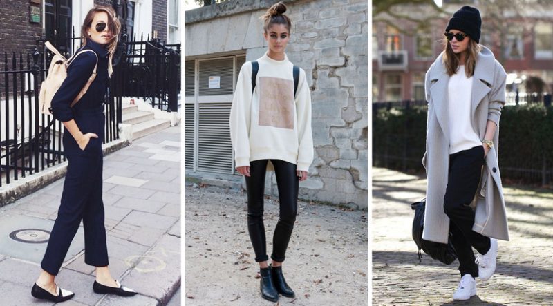 С чем и как носить женский рюкзак. Изображение номер 6