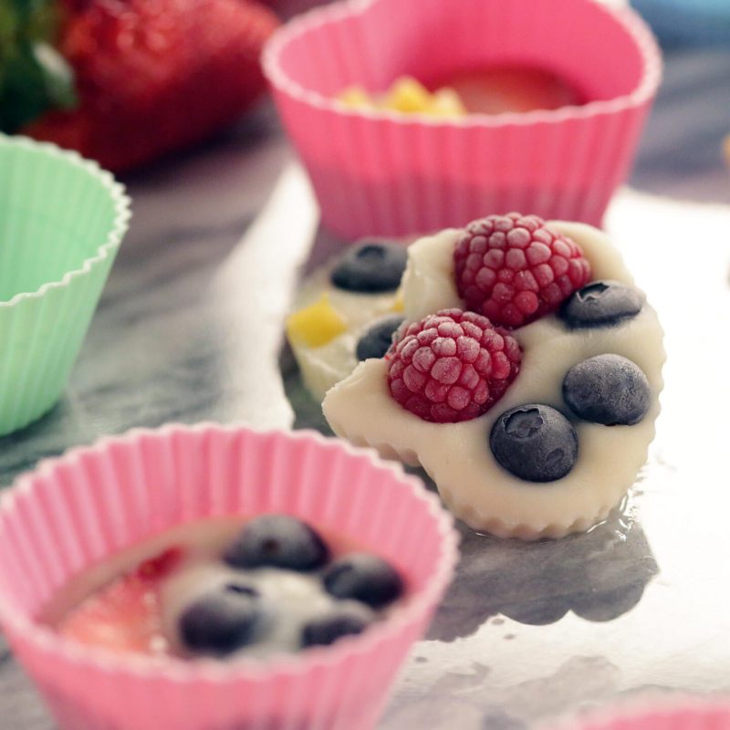 Изображение рецепта Мини-пирожные из замороженного йогурта