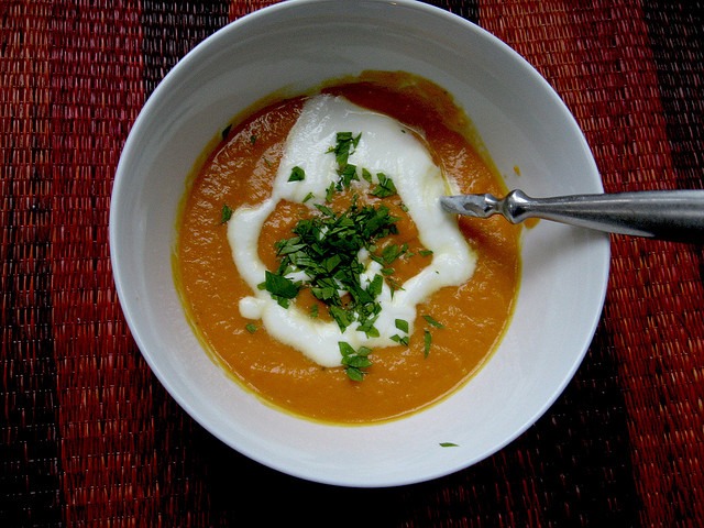 Изображение рецепта Холодный морковный суп с лаймом