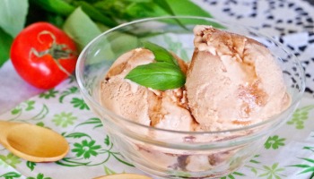 Изображение рецепта Томатное мороженое с базиликом