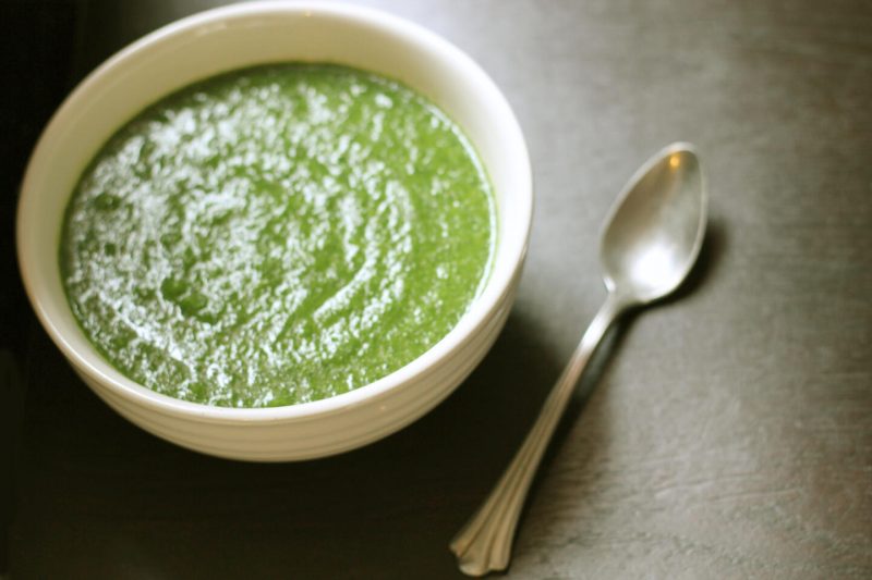 Изображение рецепта Суп с капустой кейл и шпинатом