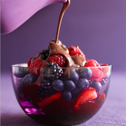 Изображение рецепта Шоколадный соус с лесными ягодами