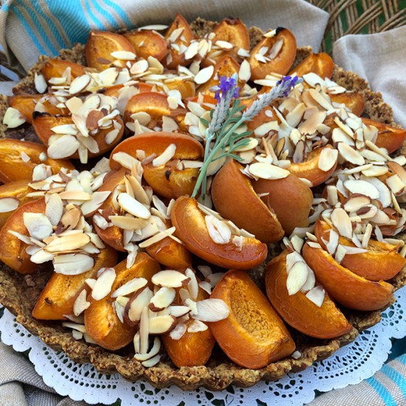 Изображение рецепта Миндально-абрикосовый пирог