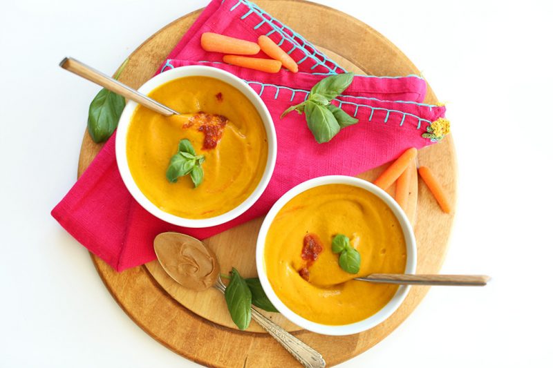 Изображение рецепта Тайский морковный суп-пюре