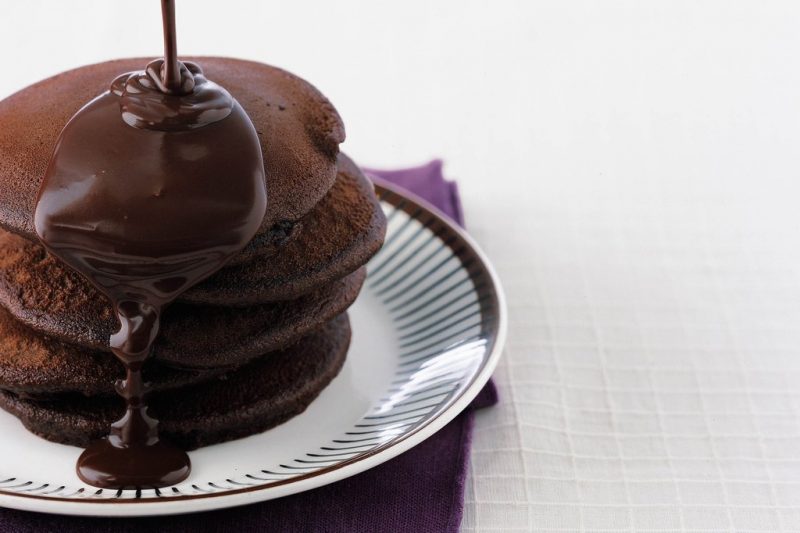 Изображение рецепта Шоколадные блинчики с шоколадным соусом