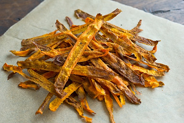 Изображение рецепта Морковные чипсы с карри
