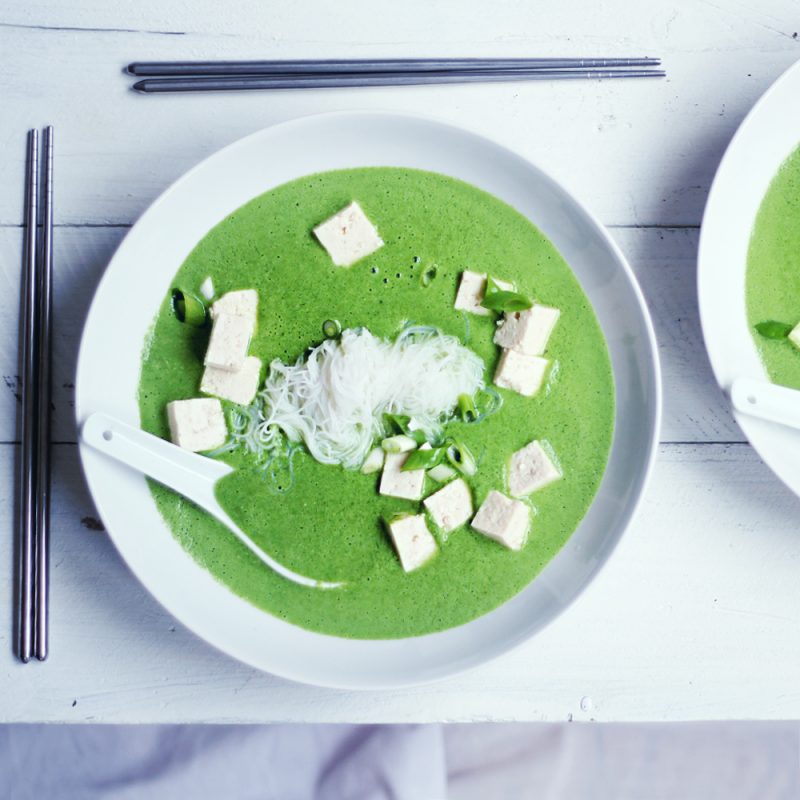 З рецепта зелёного супа для вегетарианцев. Изображение номер 2