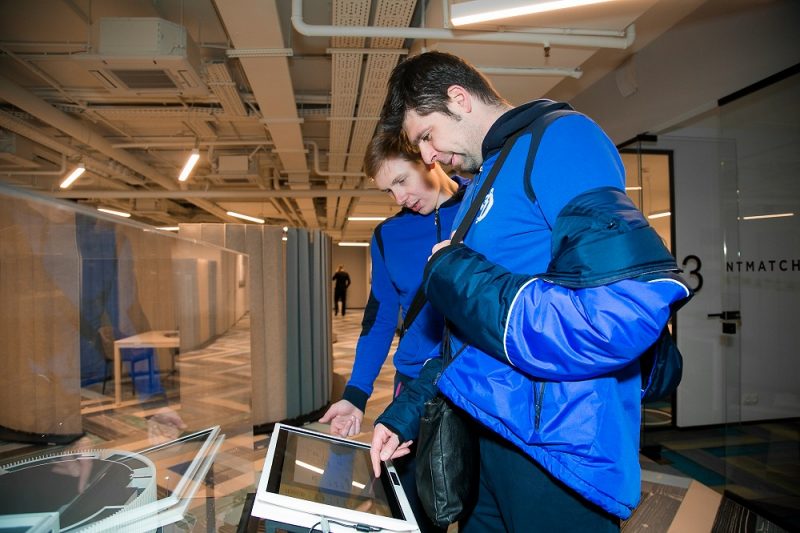 Волейболисты «Динамо» посетили строительную площадку МФК Match Point. Изображение номер 5