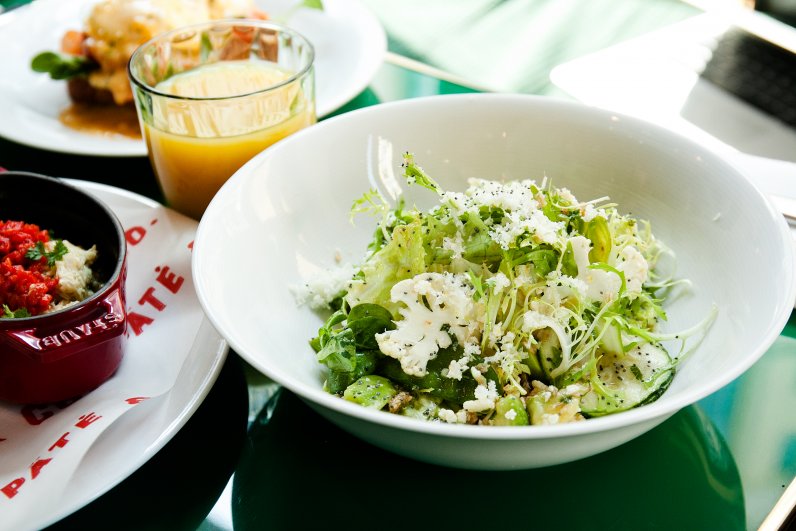 Изображение рецепта Зелёный салат с авокадо