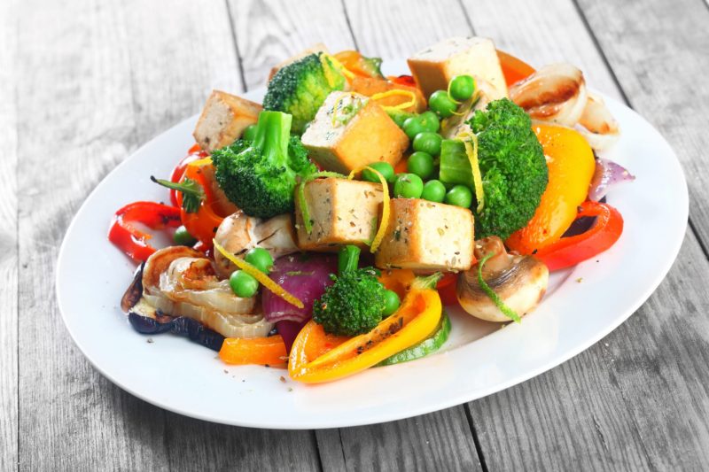 Изображение рецепта Тофу с овощами