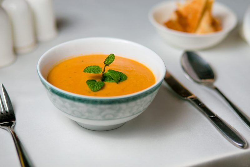 Изображение рецепта Крем-суп из баклажанов и помидоров