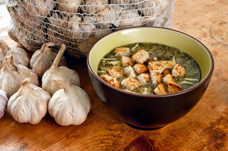 Изображение рецепта Картофельный суп с чесноком