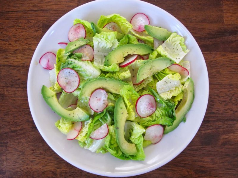 Изображение рецепта Салат с авокадо и редисом