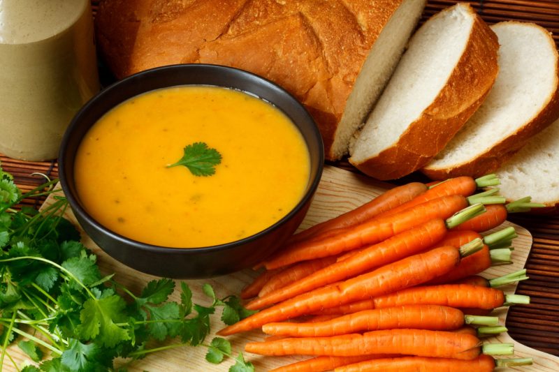 Изображение рецепта Морковный суп с кориандром