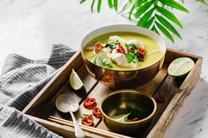 Изображение рецепта Суп с индейкой и кокосовым молоком