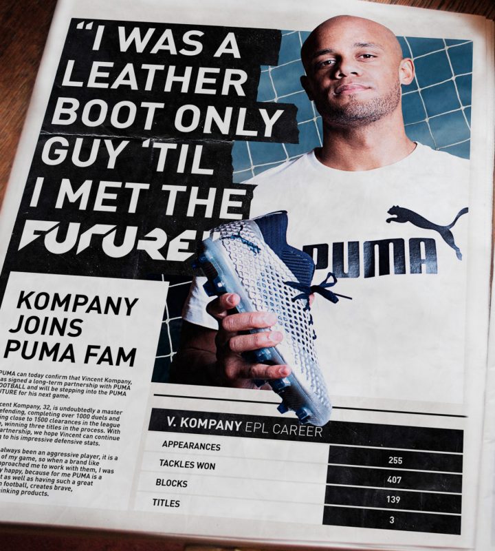 Футболист Венсан Компани подписал контракт с Puma. Изображение номер 1