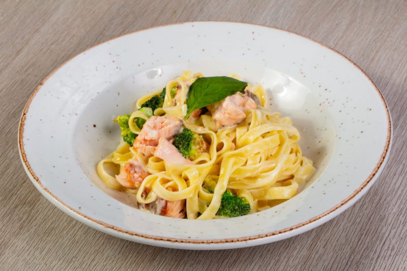 Изображение рецепта Спагетти с лососем