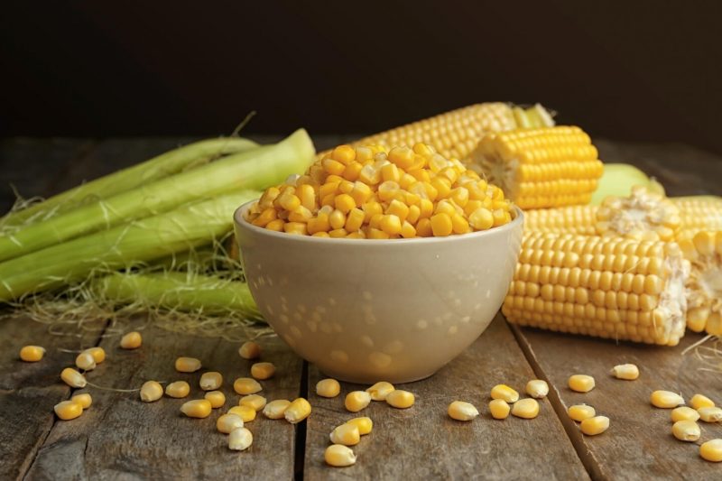 Изображение рецепта Кукуруза с фетой и мятой