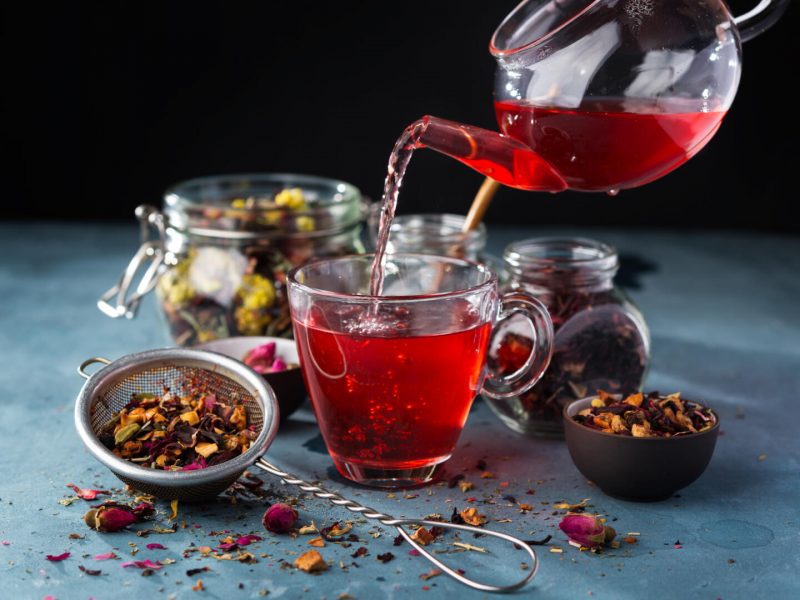 Изображение рецепта Чай каркаде с мёдом