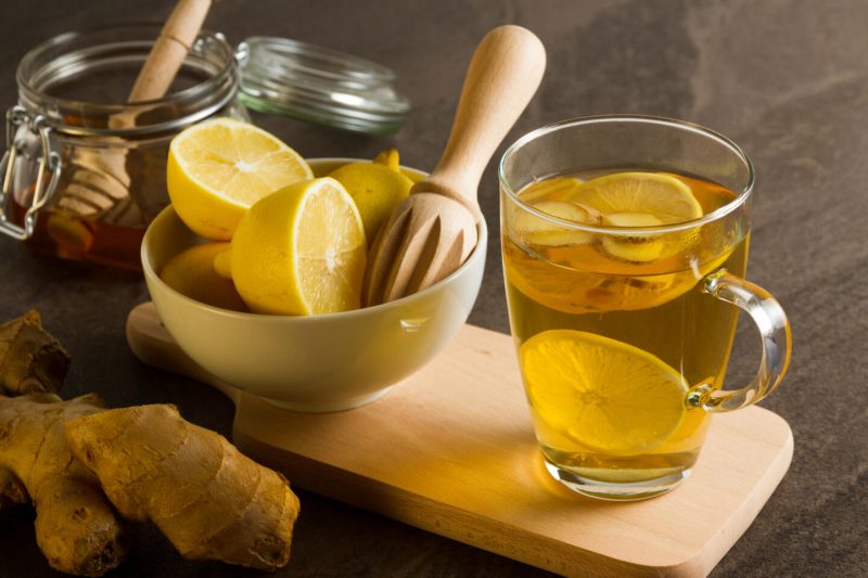 Изображение рецепта Лимонный напиток с имбирём и корицей