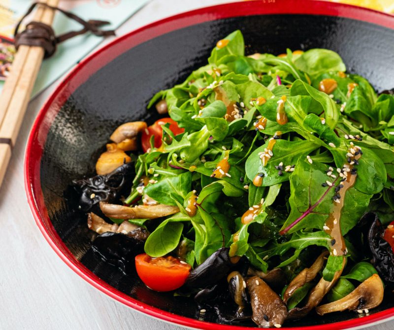 Изображение рецепта Рецепт дня: постный салат с грибами