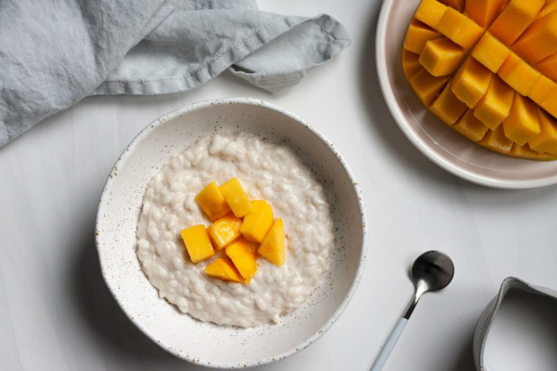 Изображение рецепта Рисовая каша с манго и чиа