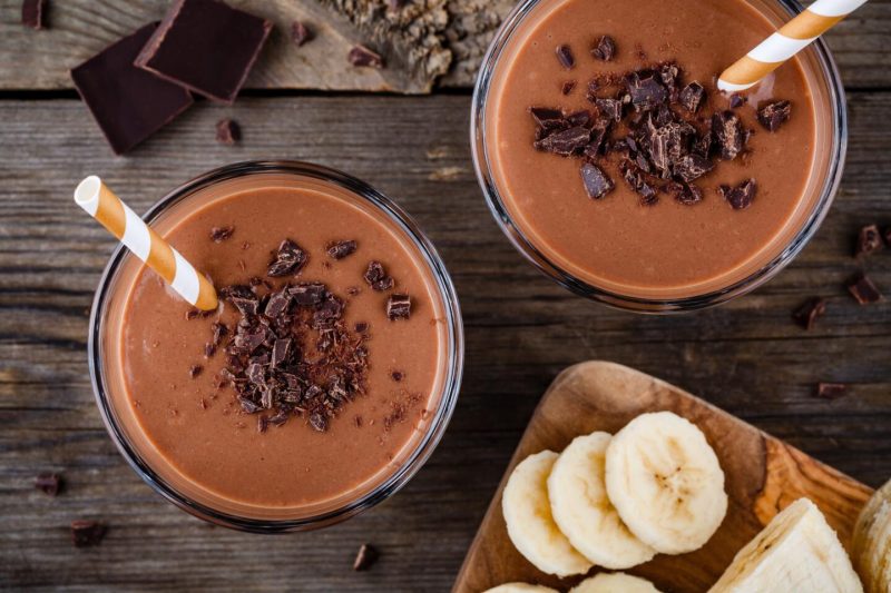 Изображение рецепта Кофейный смузи с шоколадом и семенами чиа