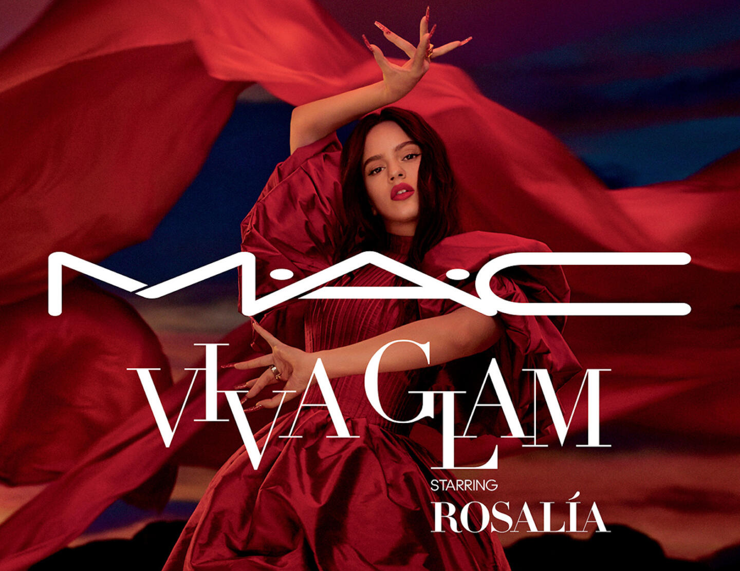 Певица Rosalía стала лицом рекламной кампании MAC VIVA GLAM. Изображение номер 1
