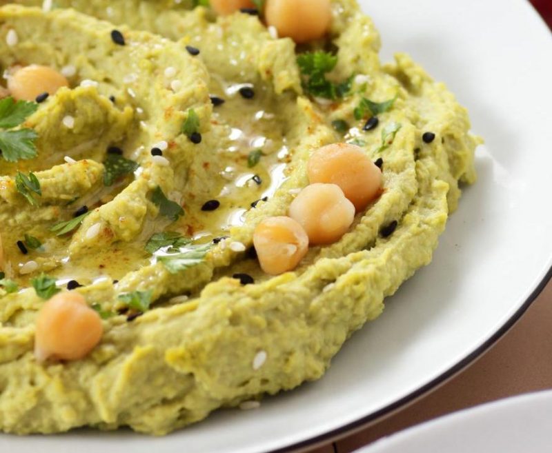 Изображение рецепта Хумус из зелёного горошка