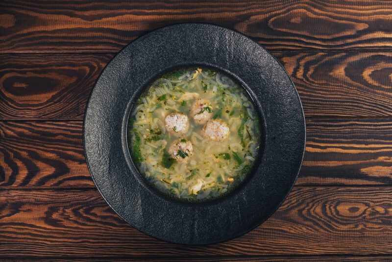 Изображение рецепта Как сварить армянский суп кололак с фрикадельками и рисом